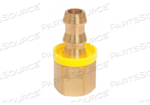 OEM#: PB-NPF-0806PUSH ON HOSE FITTING 1/2 X3/8 BARBXNPTF by Continental