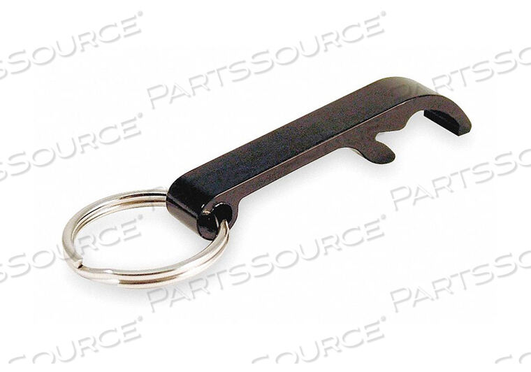 OEM#: 87710BOTTLE OPENER SPLIT KEY RING BLACK PK10 by Lucky Line Products
