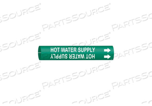 OEM#: 4338-BPIPE MRKR HOT WATER SUPPLY 1-1/2 TO2-3/8 by Brady Americas