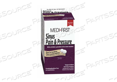 OEM#: 81913SINUS AND ALLERGY TABLET PK500 by Medi-First