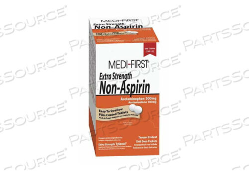 OEM#: 80433EXTRA STRENGTH PAIN RELIEF TABLET PK100 by Medi-First