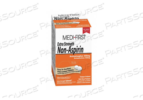OEM#: 80448EXTRA STRENGTH PAIN RELIEF TABLET PK250 by Medi-First