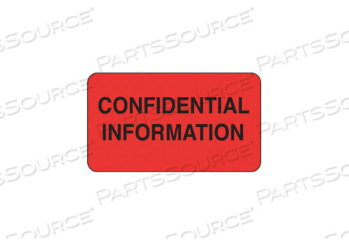 OEM#: 141489LABEL 1 IN H 1-3/4 IN W PK1000 by Roll Products