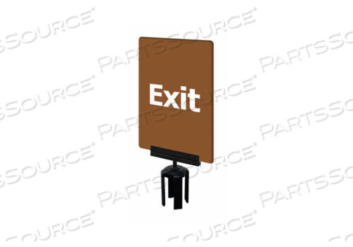 OEM#: S03-P-46-7X11-V-HDSB-1701-33ACRYLIC SIGN BROWN by Tensabarrier