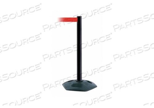 OEM#: 886-33-STD-NO-R5X-CD0032 BARRIER POST WITH BELT 7-1/2 FT L RED by Tensabarrier
