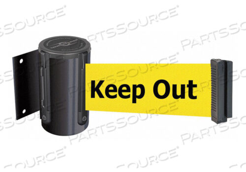 OEM#: 896-STD-33-MAX-NO-YDX-CD0095 BELT BARRIER BLACK BELT COLOR YELLOW by Tensabarrier