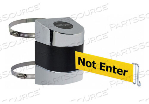 OEM#: 897-15-C-1P-NO-YAX-AD0108 BELT BARRIER CHROME BELT COLOR YELLOW by Tensabarrier