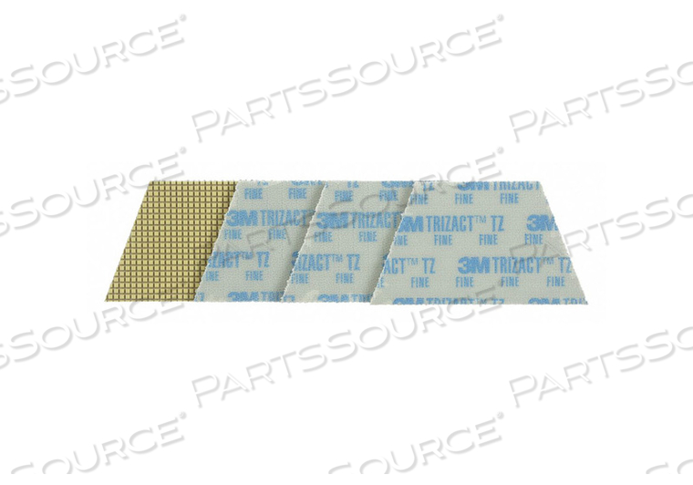 OEM#: 86020POLISHING PAD BLUE SHAPE TRAPEZOID PK4 by 3M Healthcare