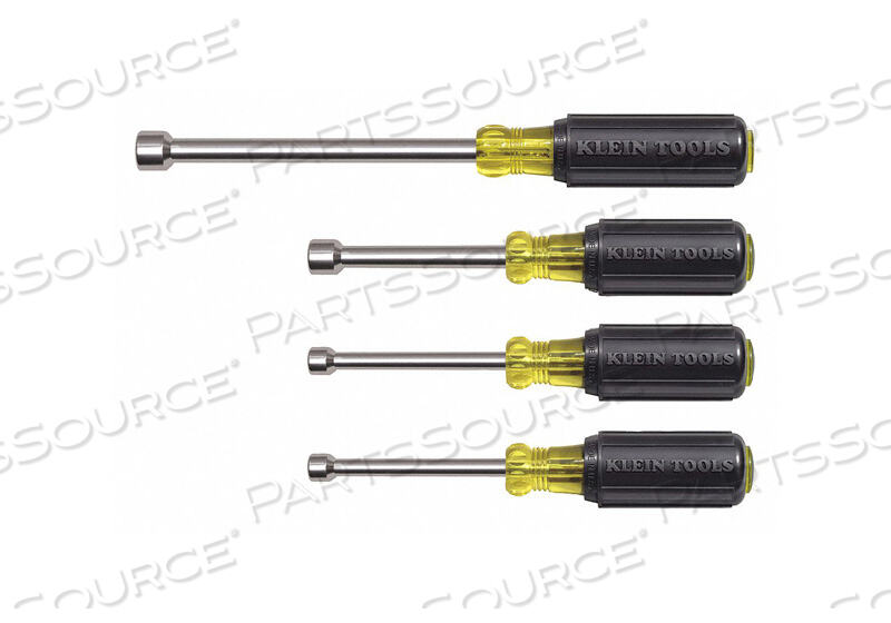 OEM#: 6333 IN SHAFTS CUSHION-GRIP NUT DRIVER SET, 4-PIECE by Klein Tools