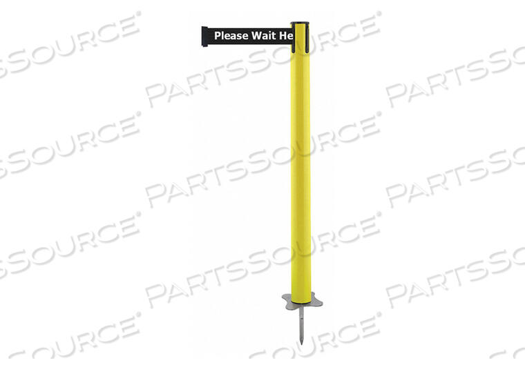 OEM#: 884-35-STD-BCX-CSPIKE POST YELLOW POST 43 H by Tensabarrier