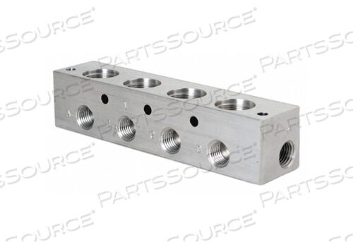 OEM#: 4C204MANIFOLD 303 STAINLESS STEEL 4 OUTLETS by Parker Hannifin Corporation