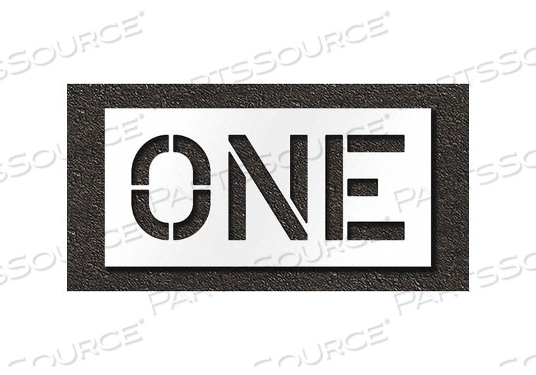 OEM#: STL-108-71209PAVEMENT STENCIL ONE by RAE Products & Chemicals Corp.