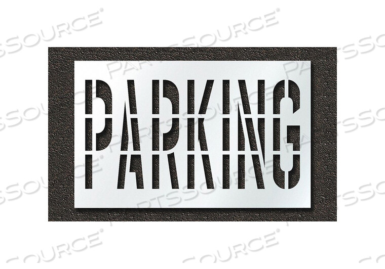 OEM#: STL-108-73622PAVEMENT STENCIL PARKING by RAE Products & Chemicals Corp.