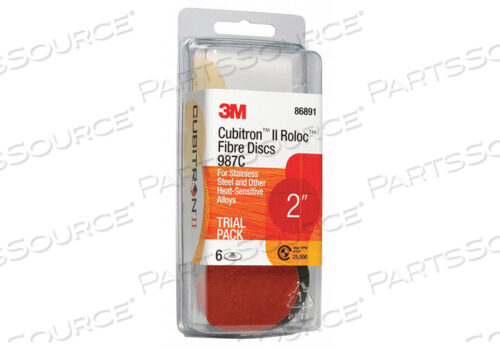 OEM#: 71000965537100096553 3M™ CUBITRON™ II ROLOC™ 987C DISC, COATED, 4 INCH DIA, 36 GRIT by 3M Consumer