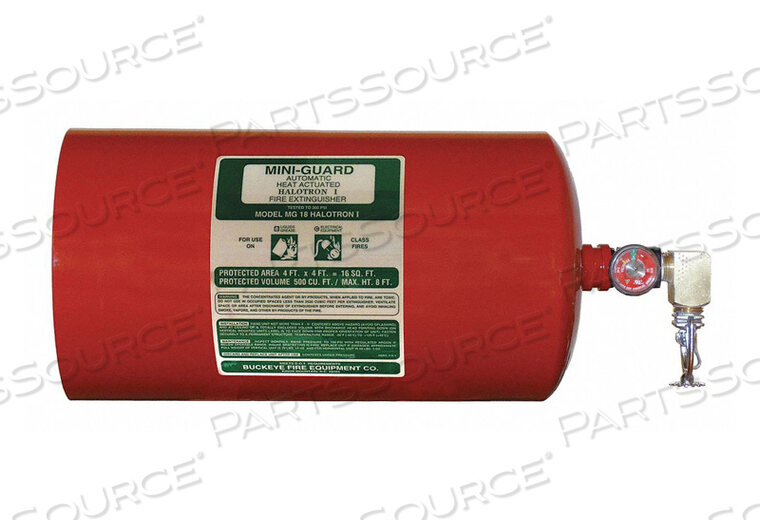 OEM#: 87105AUTOMATIC SPOT PROTECTION HALOTRON 18LB. by Buckeye