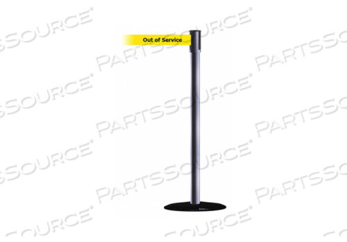 OEM#: 890B-33-73-73-MAX-NO-YEX-CSLIMLINE POST YELLOW WITH BLACK TEXT by Tensabarrier