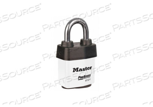 OEM#: 6121KAWHTLOCKOUT PADLOCK KA WHITE by Master Lock