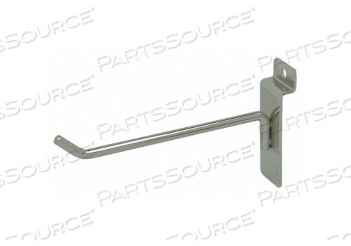 HOOK 6 D 1/4 W 1/4 H STEEL SILVER PK96