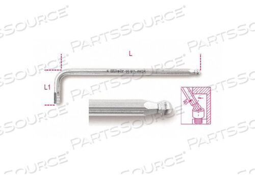 OEM#: 96BP INOXBALL END HEX KEY TIP SIZE 5/16 IN. by Beta