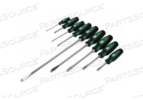 OEM#: 86007SCREWDRIVER SET SLOTTED/PHILLIPS 9 PC by SK Professional Tools