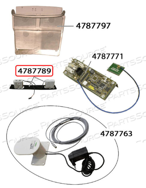 Replaces Siemens Medical Solutions 4787789BATTERIES, WIRELESS XRAYFSW