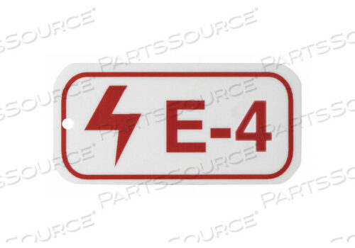 OEM#: 105642LOCKOUT TAG 1-1/2 H X 3 W 1/8 HOLE SZ by Brady Americas