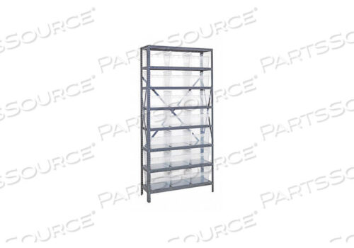 OEM#: 1875-SB810CLBIN SHELVING OVERALL 18 D CLEAR by Quantum Storage Systems