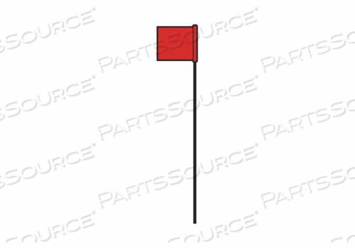 OEM#: SF-21/RDMARKING FLAG RED SOLID PATTERN PK25 by Hy-Ko Products