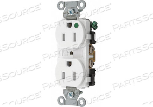 OEM#: 8200WTRARECEPTACLE WHITE 0.5 HP 15A 2 POLES by Hubbell Incorporated, Wiring Device-Kellums