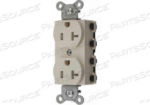 OEM#: SNAP5362LATRARECEPTACLE LIGHT ALMOND 3 WIRES NYLON by Hubbell Incorporated, Wiring Device-Kellums