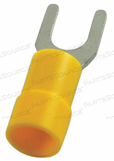 OEM#: 4FRL1FORK TERMINAL STD #10 STUD YELLOW PK50 by Power First