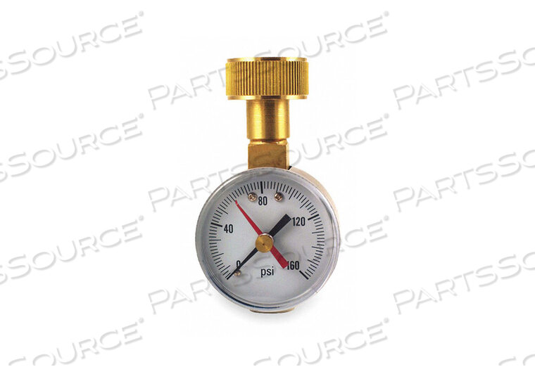 OEM#: 18C829PRESSURE GAUGE MAX. READING 2 IN by Duro