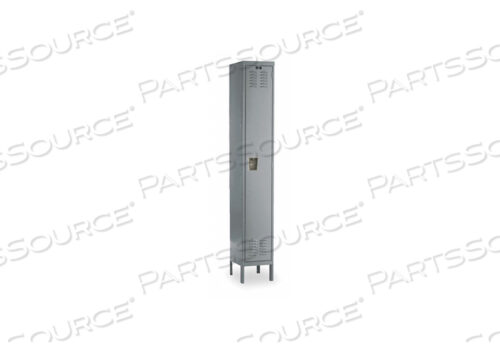 OEM#: U1258-1A-HGG7191 WARDROBE LOCKER LVRD 1 WIDE 1 TIER GRAY by Hallowell