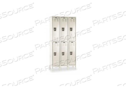 OEM#: U3228-2G-A-PTWRDRB LOCKR LVRD 3 WIDE 2 TIER TAN by Hallowell