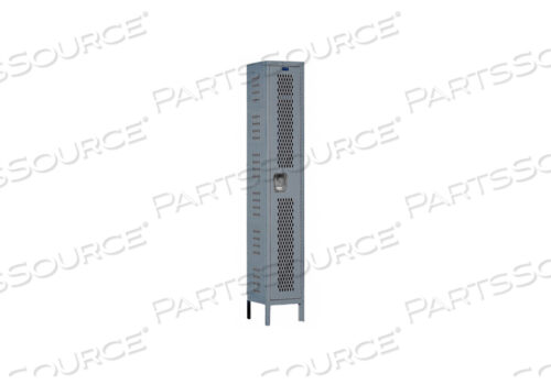 OEM#: U1588-1HV-A-HGWRDRB LOCKR VENT 1 WIDE 1 TIER GRAY by Hallowell