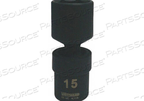 OEM#: 4LYC8FLEX IMPACT SOCKET 1/4IN DR 15MM 6PTS by Westward