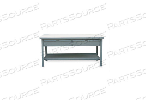 OEM#: T4830-2DB-UHMW48W X 30D 2 DRAWER WITH PLASTIC TOP WORKBENCH by Strong Hold