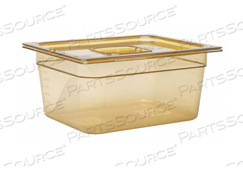 Replaces Rubbermaid Medical Division FG205P00AMBRAMBER PAN - 1/6 SIZE, 4 DEEP