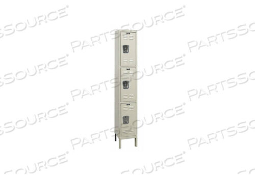 OEM#: U1258-3G-A-PTWRDRB LOCKR LVRD 1 WIDE 3 TIER TAN by Hallowell