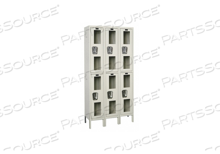 OEM#: USV3258-2PTWRDRB LOCKR CLRVIEW 3 WD 2 TIER TAN by Hallowell