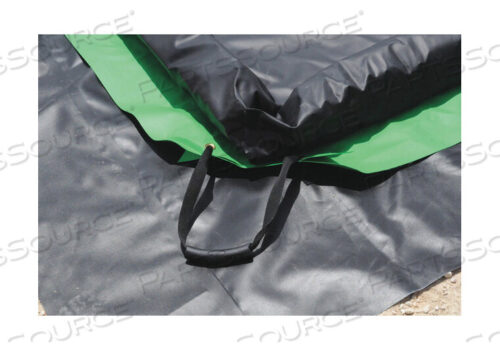 OEM#: 8334ULTRA-CONTAINMENT BERM, GROUND TARP, 19 X 70, BLACK 18 OZ. PVC by Ultratech