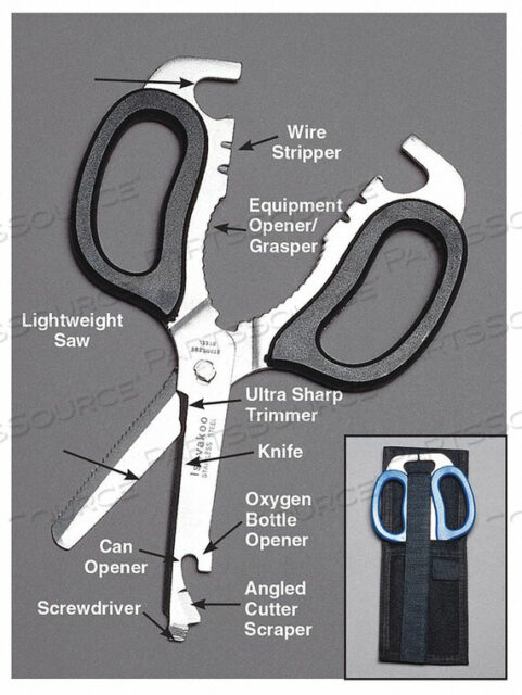OEM#: 8003MULTIPURPOSE SHEAR BLACK 8-3/4 L by EMI