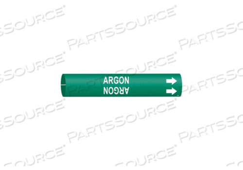 OEM#: 4006-APIPE MARKER ARGON GREEN 3/4 TO 1-3/8 IN by Brady Americas