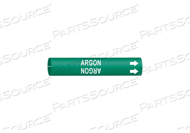 OEM#: 4006-APIPE MARKER ARGON GREEN 3/4 TO 1-3/8 IN by Brady Americas