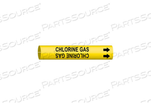 OEM#: 4026-APIPE MARKER CHLORINE GAS Y 3/4TO1-3/8 IN by Brady Americas