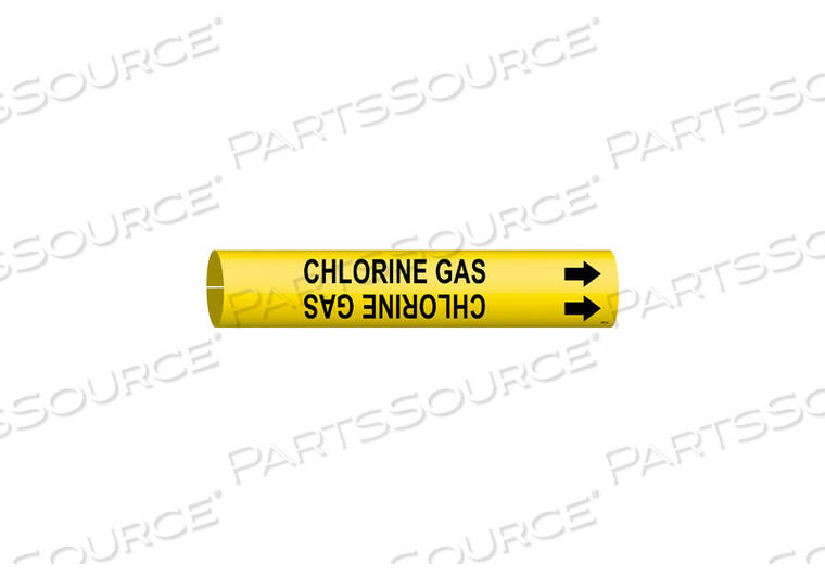 OEM#: 4026-APIPE MARKER CHLORINE GAS Y 3/4TO1-3/8 IN by Brady Americas