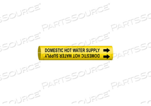 OEM#: 4053-APIPE MARKER DOMESTIC HOT WATER SUPPLY Y by Brady Americas