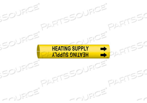 OEM#: 4071-BPIPE MRKR HEATING SUPPLY 1-1/2TO2-3/8 IN by Brady Americas