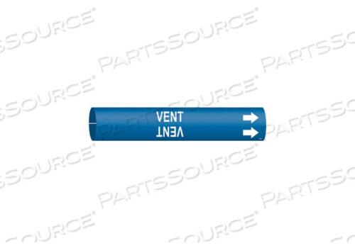 OEM#: 4149-HPIPE MARKER VENT BLUE 10 TO 15 IN by Brady Americas
