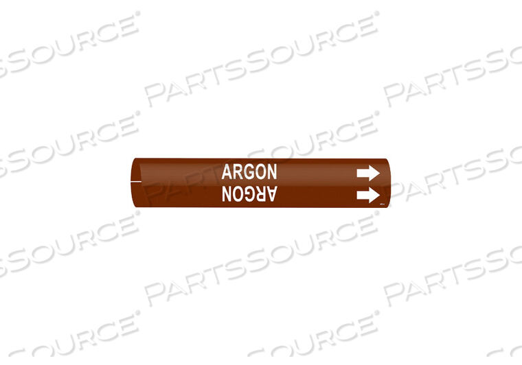OEM#: 4291-CPIPE MARKER ARGON BROWN 2-1/2 TO3-7/8 IN by Brady Americas